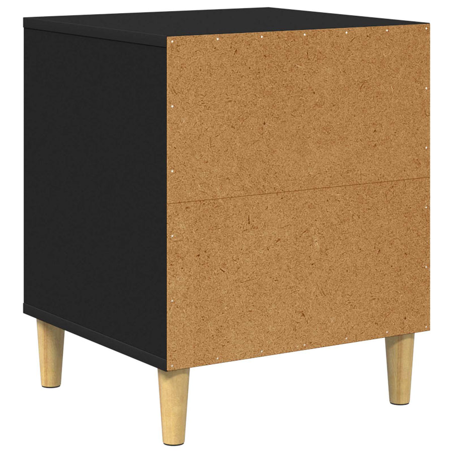 Kattenhuis Zwart 42,5 x 40 x 53 cm Bewerkt hout