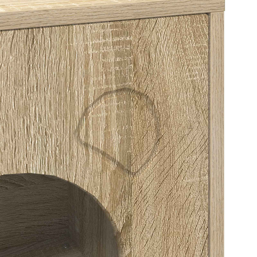 Kattenhuis Sonoma 42,5 x 40 x 53 cm Bewerkt hout