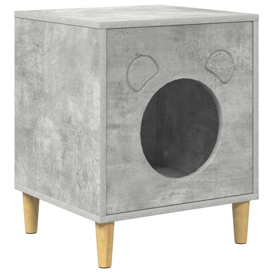 Kattenhuis Beton 42,5 x 40 x 53 cm Bewerkt hout