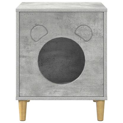 Kattenhuis Beton 42,5 x 40 x 53 cm Bewerkt hout