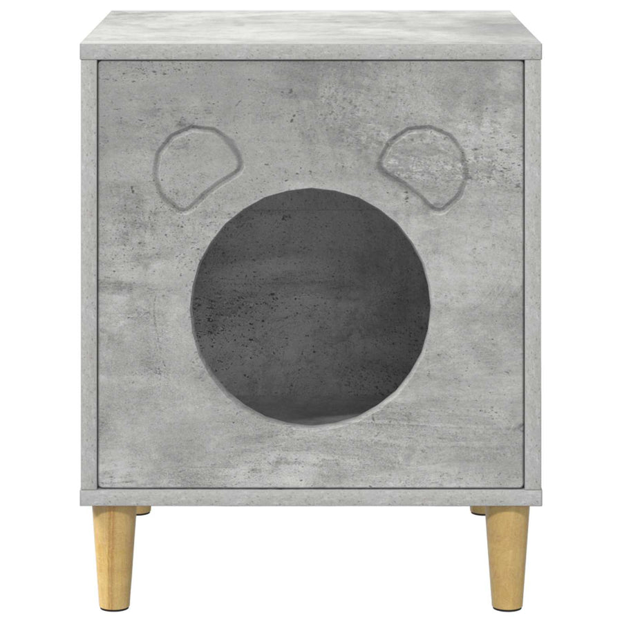 Kattenhuis Beton 42,5 x 40 x 53 cm Bewerkt hout