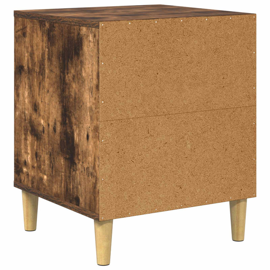 Kattenhuis 42,5 X 40 X 52,5 Cm Bewerkt Hout Gerookt eiken