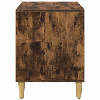 Kattenhuis 42,5 X 40 X 52,5 Cm Bewerkt Hout Gerookt eiken