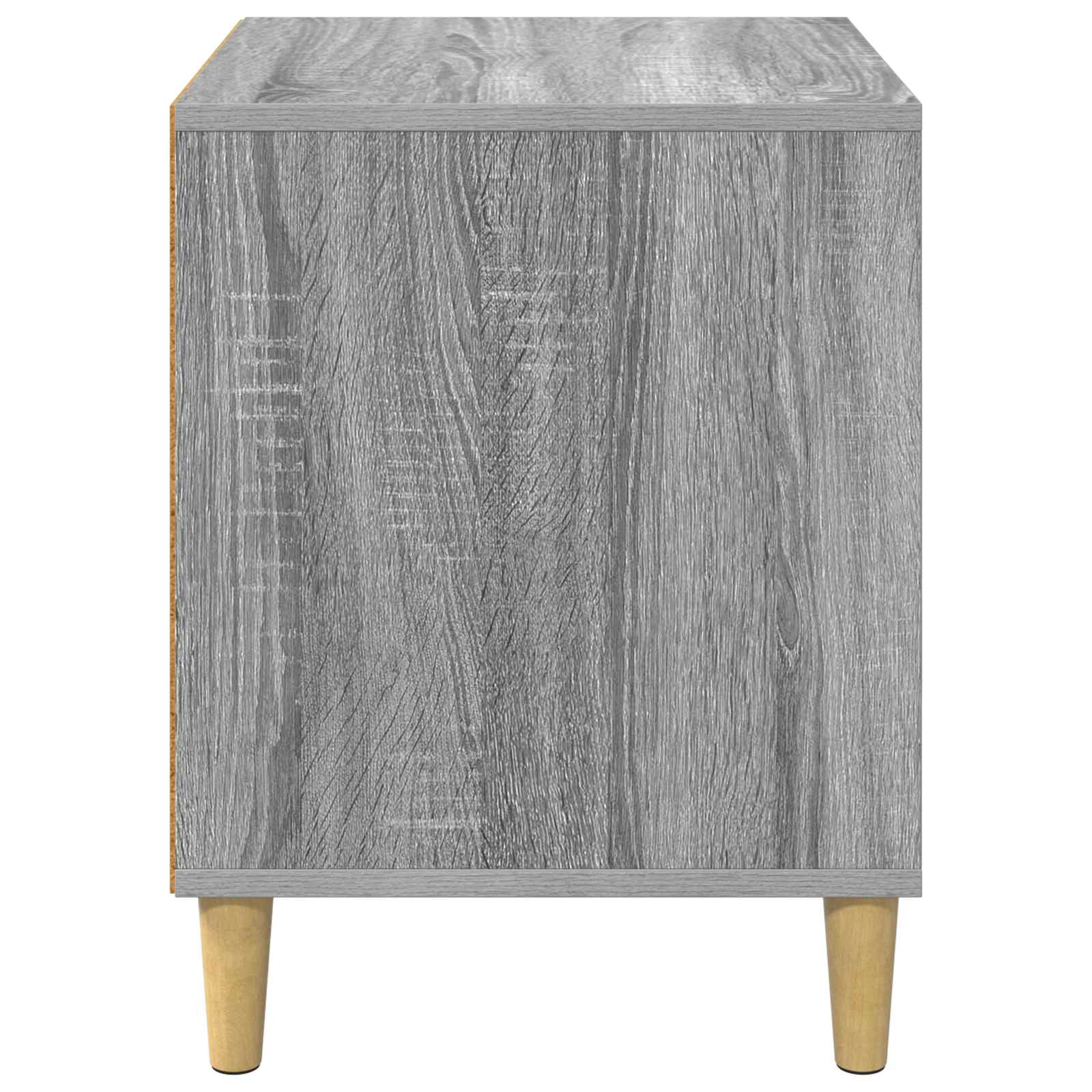 Kattenhuis 42,5 X 40 X 52,5 Cm Bewerkt Hout Grijs sonoma