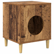 Kattenhuis Oudhout 42,5 X 40 X 52,5 Cm Bewerkt Hout Oud hout