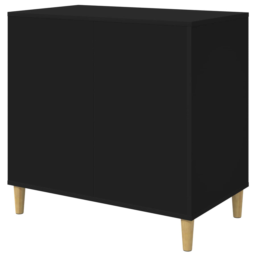 Kattenhuis 72 X 42,5 X 70 Cm Bewerkt Hout Zwart