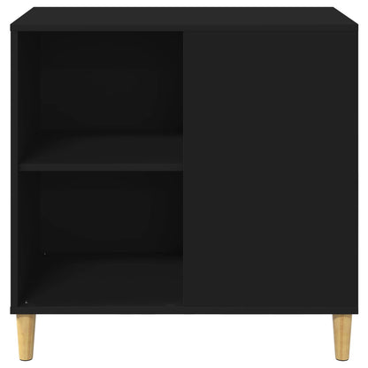 Kattenhuis 72 X 42,5 X 70 Cm Bewerkt Hout Zwart