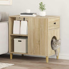 Kattenhuis Sonoma 72x42,5x70 cm bewerkt hout