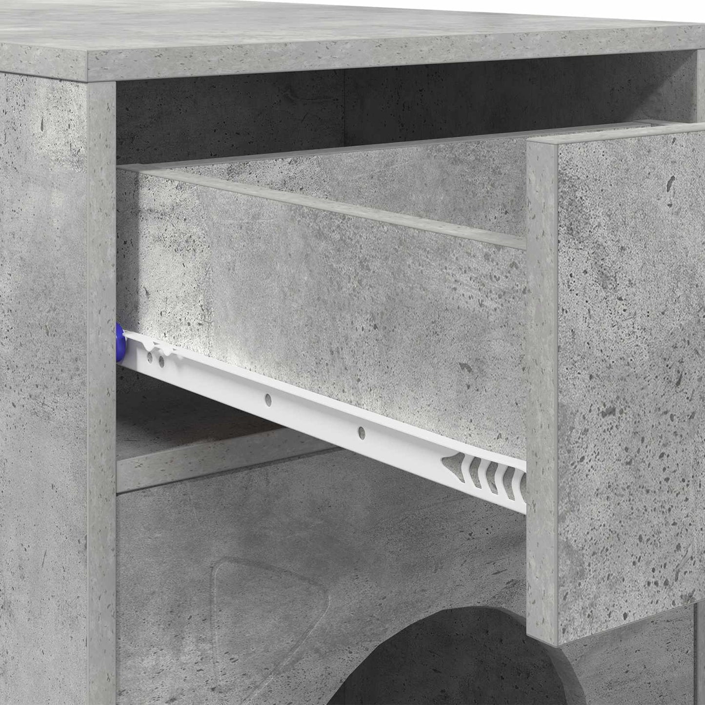 Kattenhuis Beton 72 X 42,5 X 70 Cm Bewerkt Hout Betongrijs