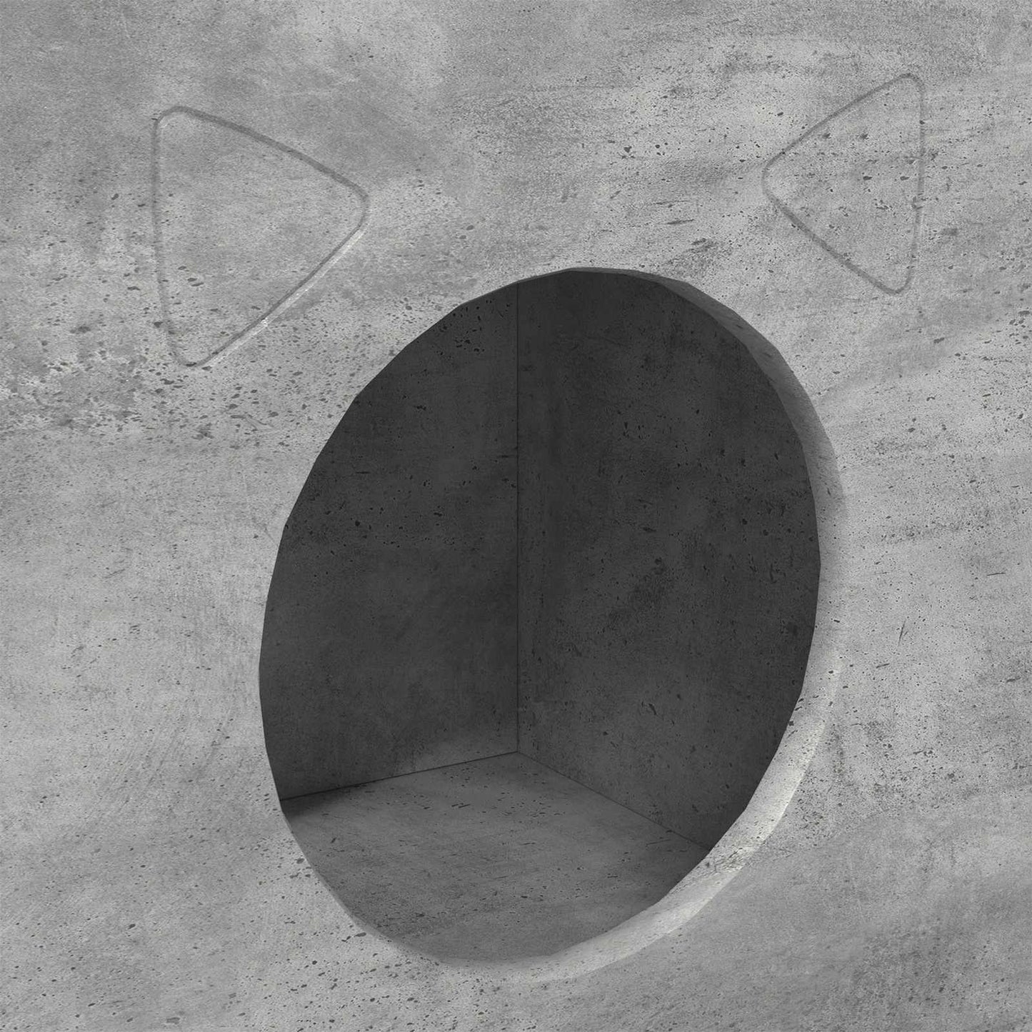 Kattenhuis Beton 72 X 42,5 X 70 Cm Bewerkt Hout Betongrijs