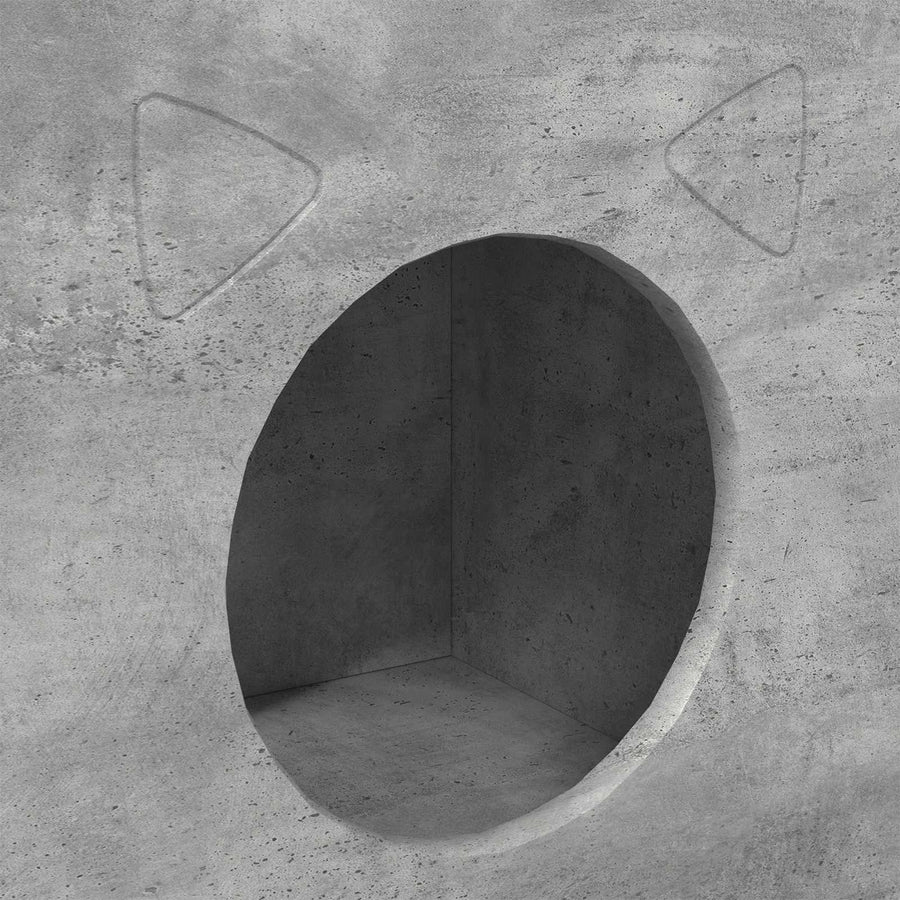 Kattenhuis Beton 72 X 42,5 X 70 Cm Bewerkt Hout Betongrijs