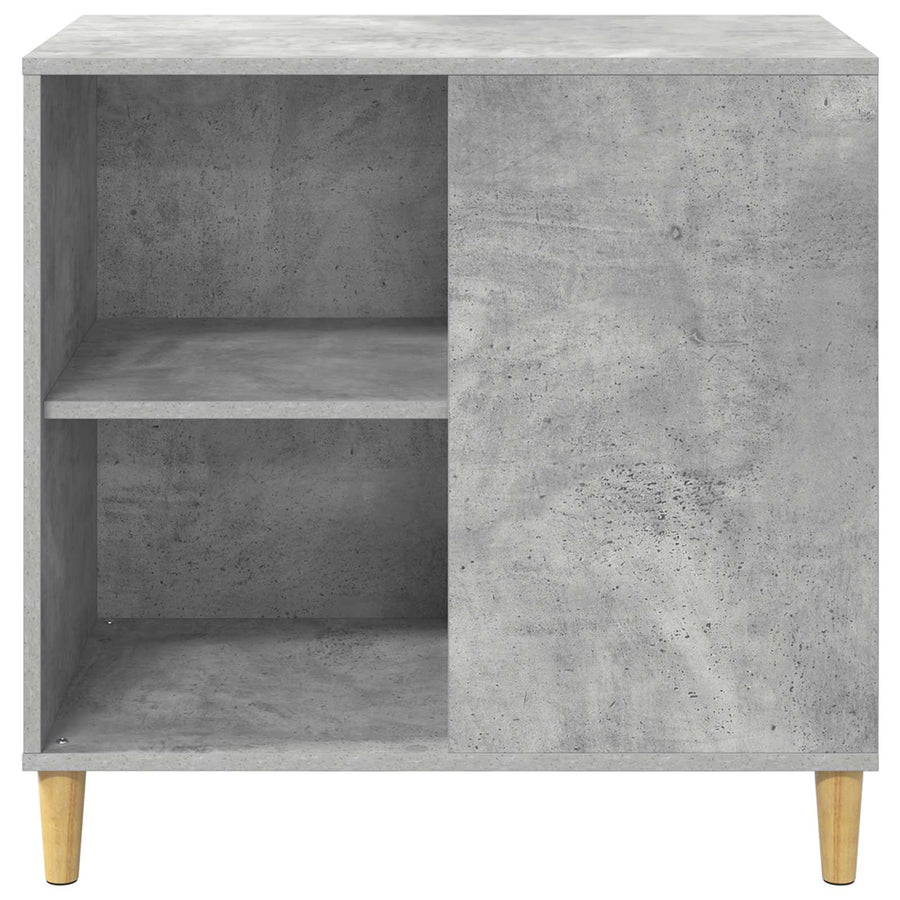 Kattenhuis Beton 72 X 42,5 X 70 Cm Bewerkt Hout Betongrijs