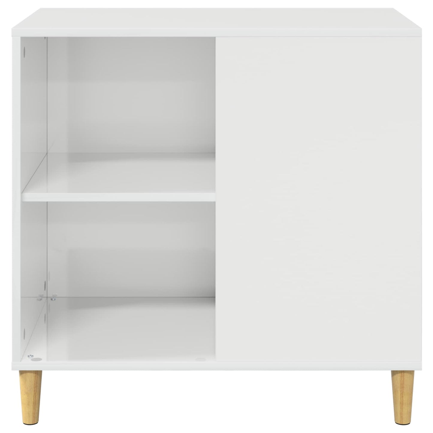 Kattenhuis Glanzend Wit 72 X 42,5 X 70 Cm Bewerkt Hout Hoogglans wit