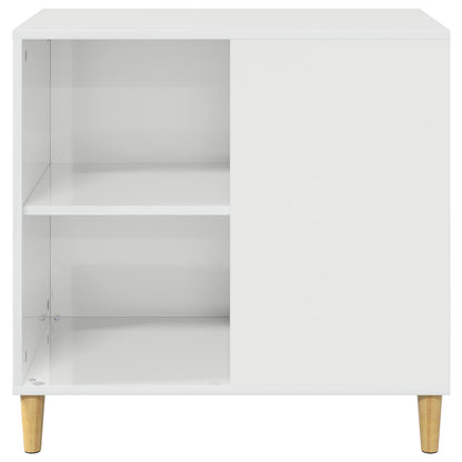 Kattenhuis Glanzend Wit 72 X 42,5 X 70 Cm Bewerkt Hout Hoogglans wit