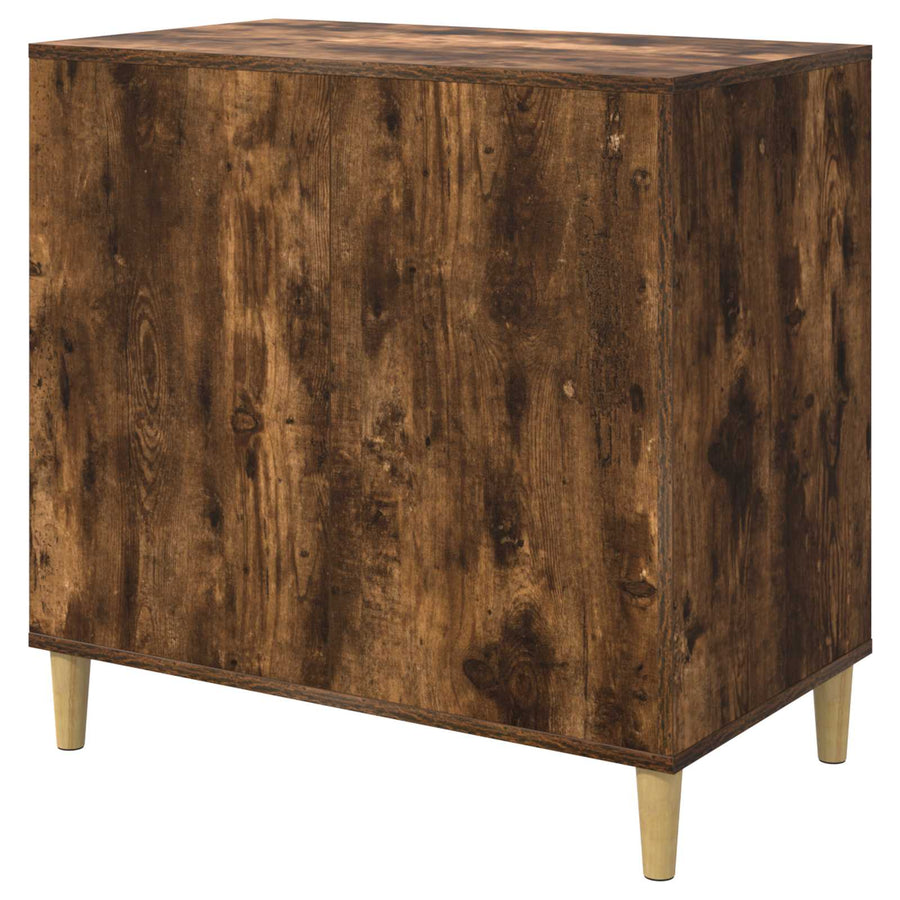 Kattenhuis 72 X 42,5 X 70 Cm Bewerkt Hout Gerookt eiken