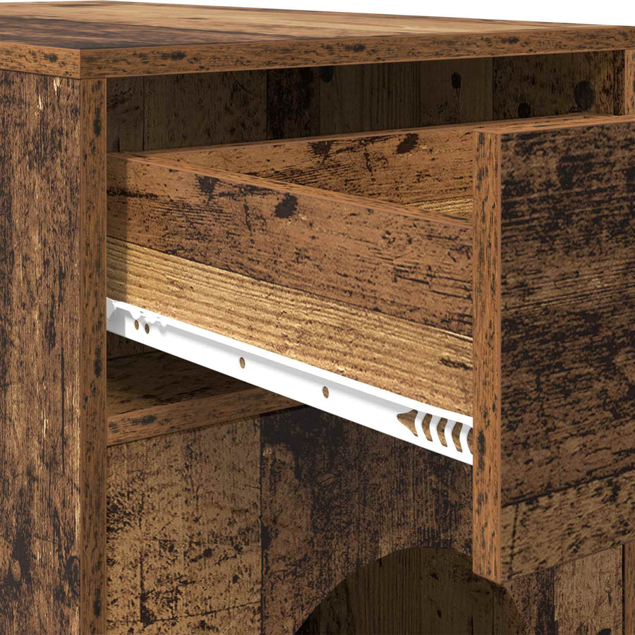 Kattenhuis Oudhout 72 X 42,5 X 70 Cm Bewerkt Hout Oud hout