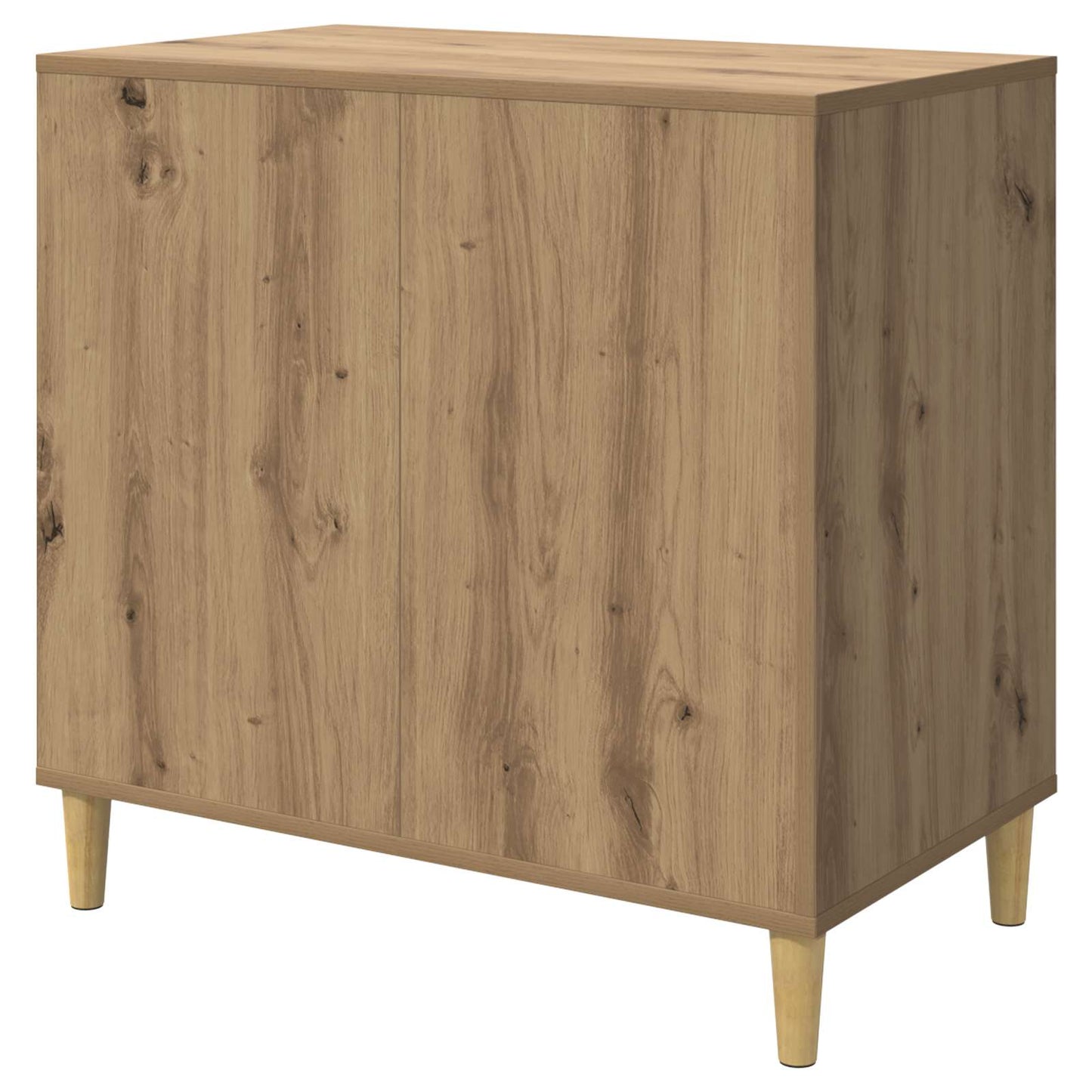 Kattenhuis Ambachtelijk Eiken 72 X 42,5 X 70 Cm Bewerkt Hout artisanaal eikenkleurig