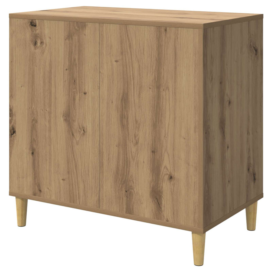 Kattenhuis Ambachtelijk Eiken 72 X 42,5 X 70 Cm Bewerkt Hout artisanaal eikenkleurig