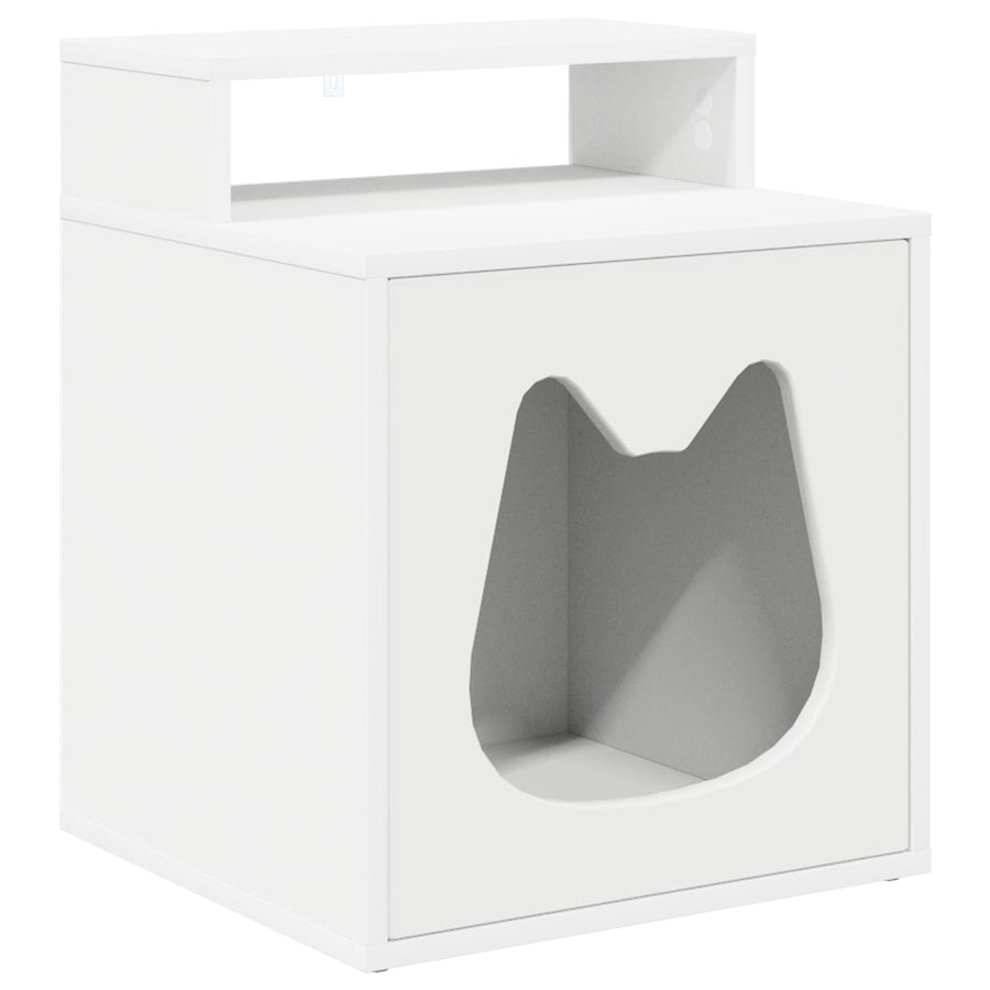 Kattenhuis 42,5 X 40 X 52,5 Cm Bewerkt Hout