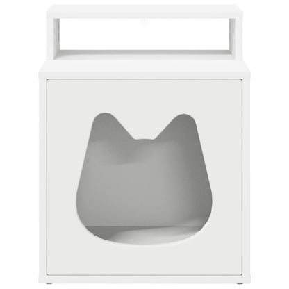 Kattenhuis 42,5 X 40 X 52,5 Cm Bewerkt Hout