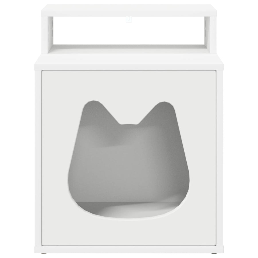 Kattenhuis 42,5 X 40 X 52,5 Cm Bewerkt Hout