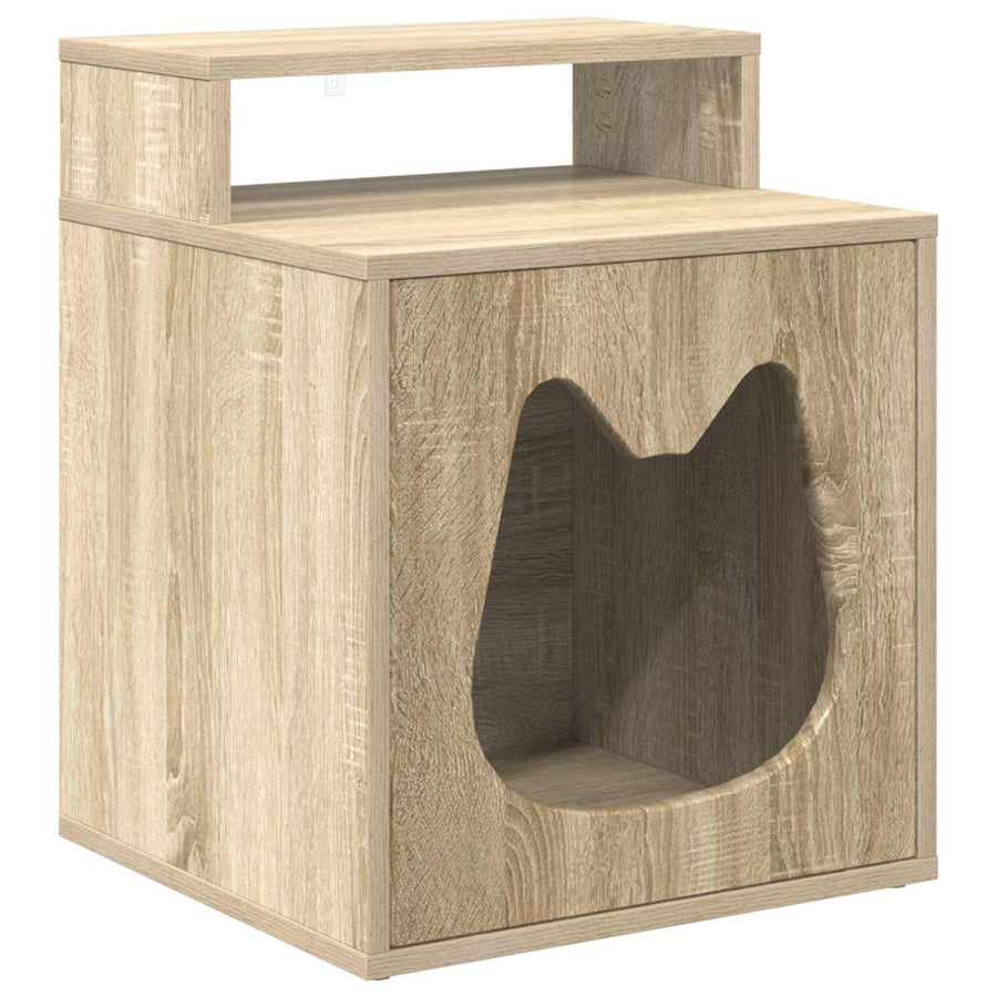 Kattenhuis Sonoma 42,5 x 40 x 53,5 cm Bewerkt hout