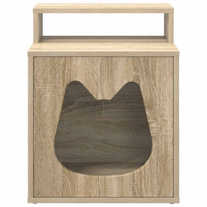 Kattenhuis Sonoma 42,5 x 40 x 53,5 cm Bewerkt hout