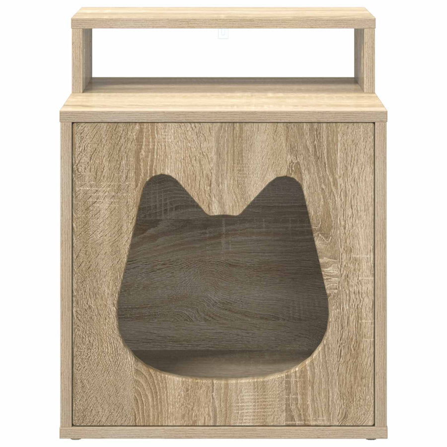 Kattenhuis Sonoma 42,5 x 40 x 53,5 cm Bewerkt hout
