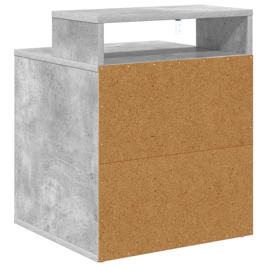 Kattenhuis Beton 42,5 x 40 x 53,5 cm Bewerkt hout