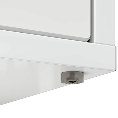 Kattenhuis Glanzend Wit 42,5 x 40 x 53,5 cm Bewerkt hout