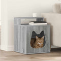 Kattenhuis Grijs Sonoma 42,5 x 40 x 53,5 cm Bewerkt hout