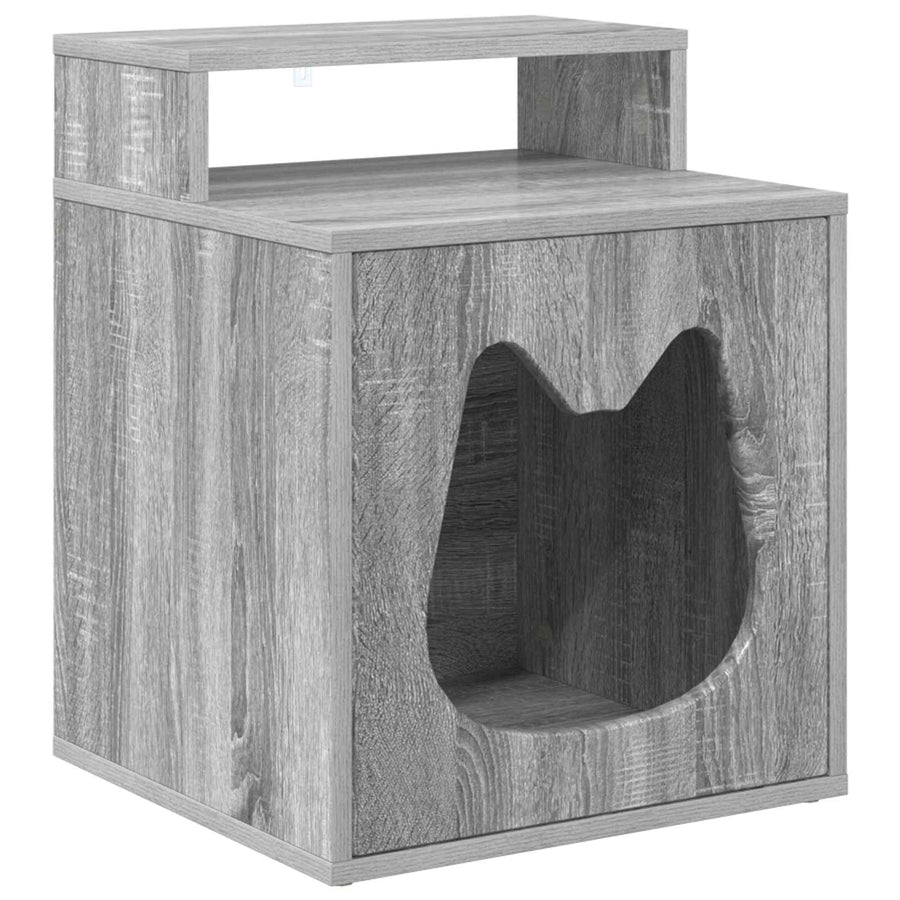Kattenhuis Grijs Sonoma 42,5 x 40 x 53,5 cm Bewerkt hout