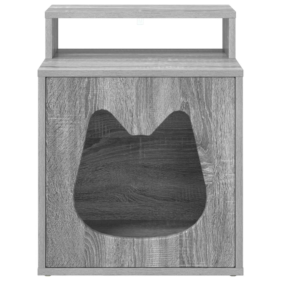 Kattenhuis Grijs Sonoma 42,5 x 40 x 53,5 cm Bewerkt hout