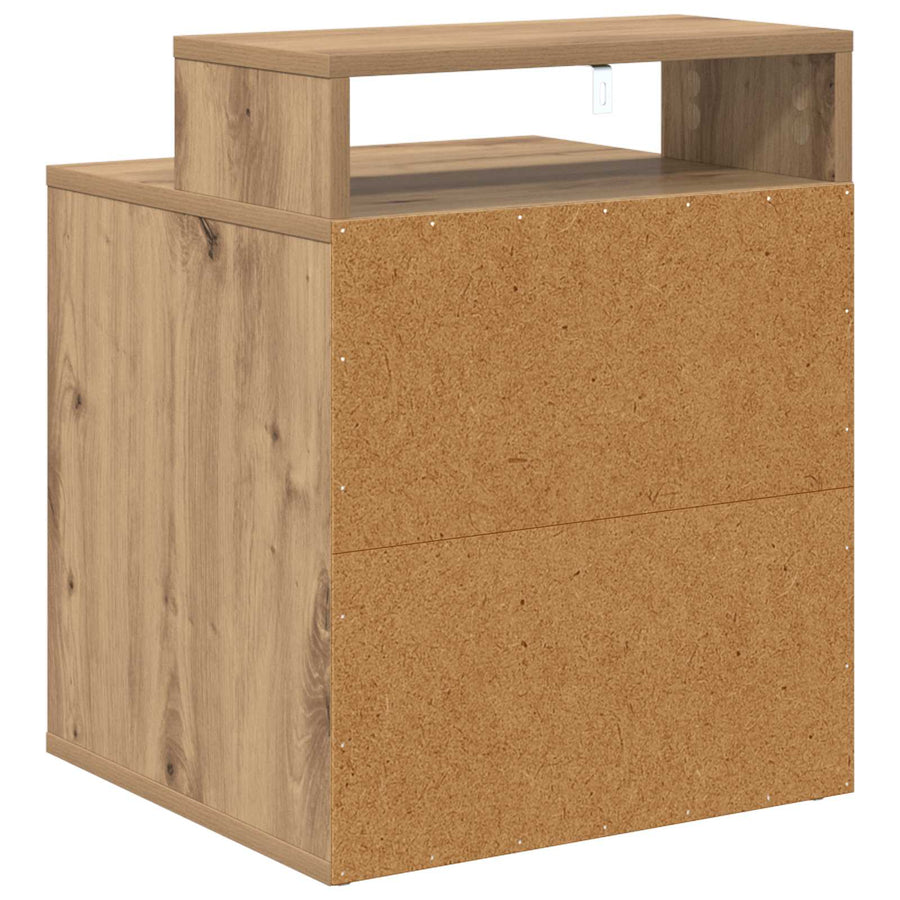 Kattenhuis Ambachtelijk eiken 42,5 x 40 x 53,5 cm Bewerkt hout