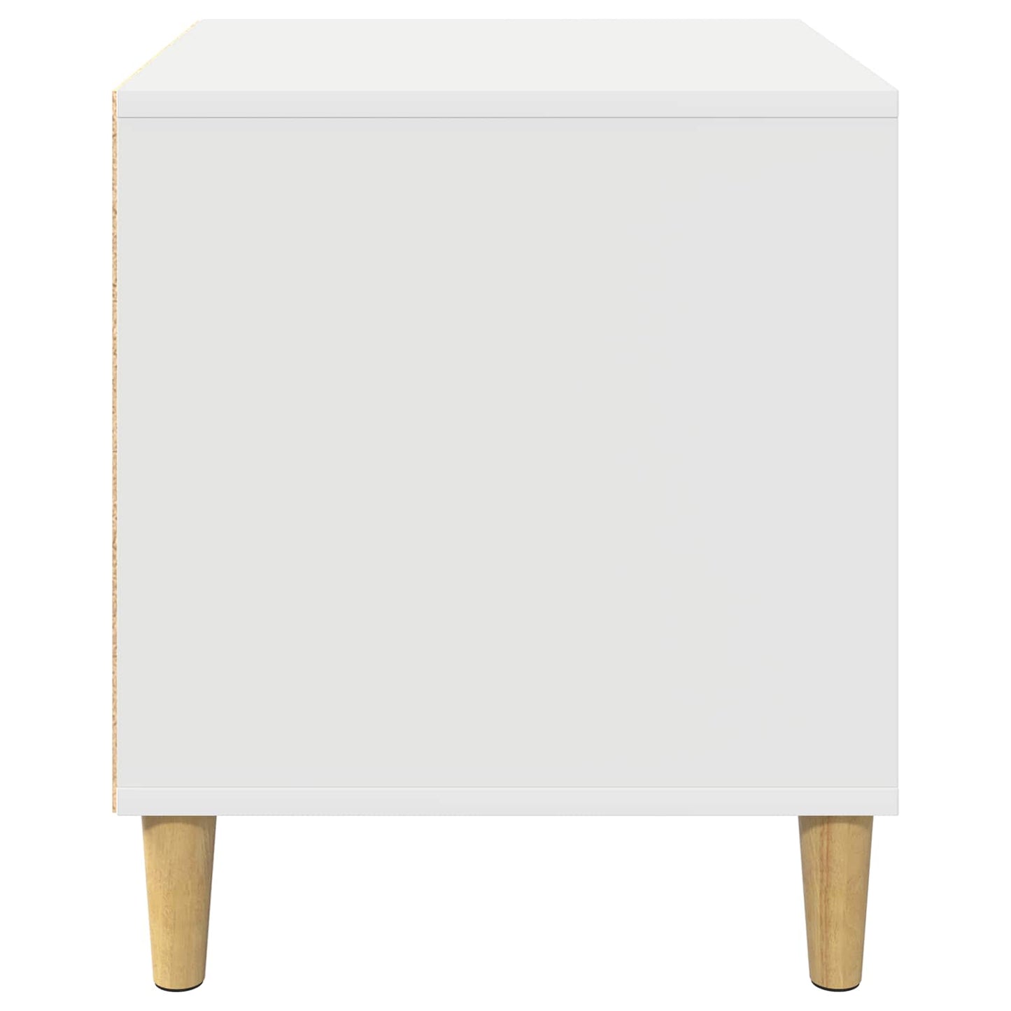 Hondenhuis 44 X 42 X 49 Cm Bewerkt Hout Wit