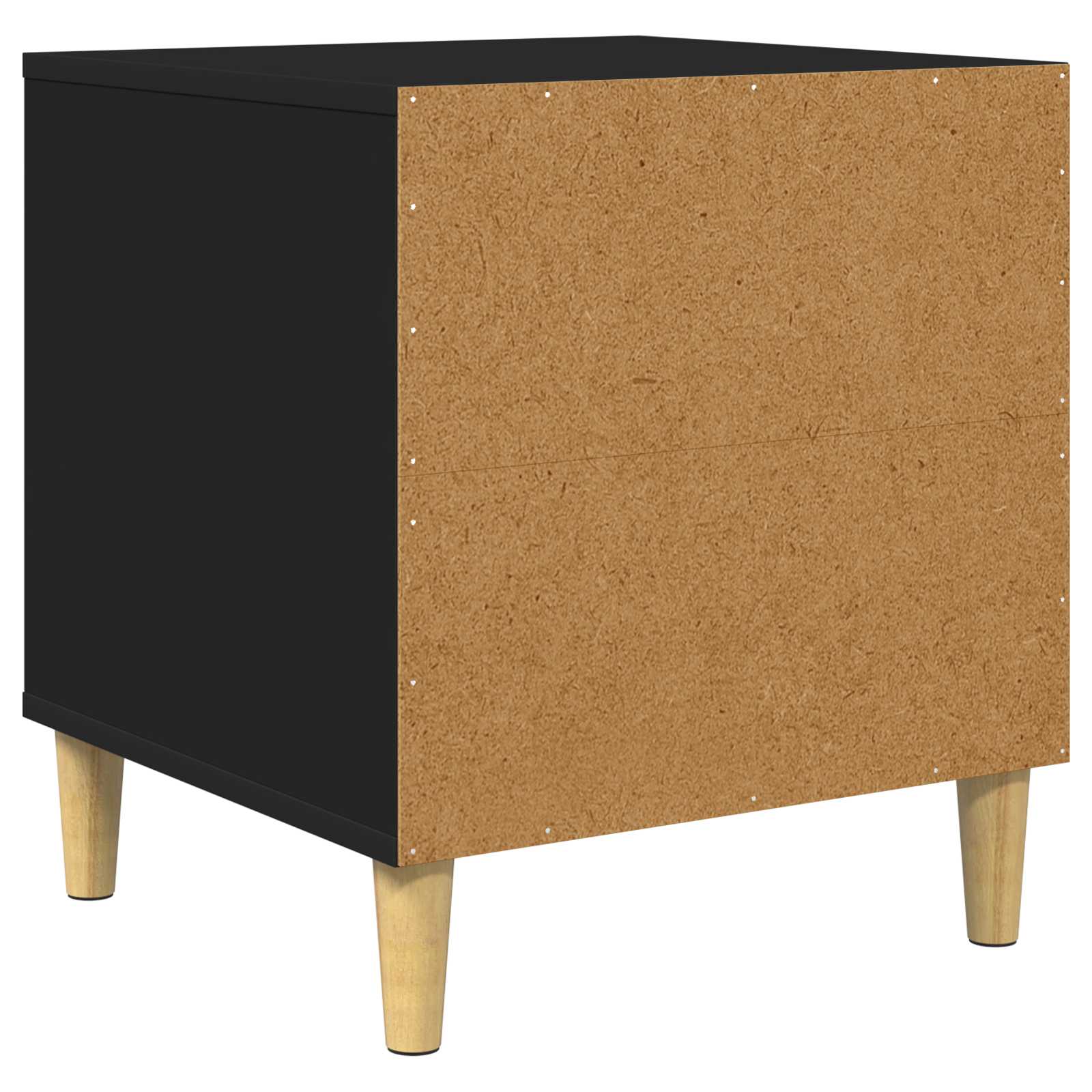 Hondenhuis 44 X 42 X 49 Cm Bewerkt Hout Zwart