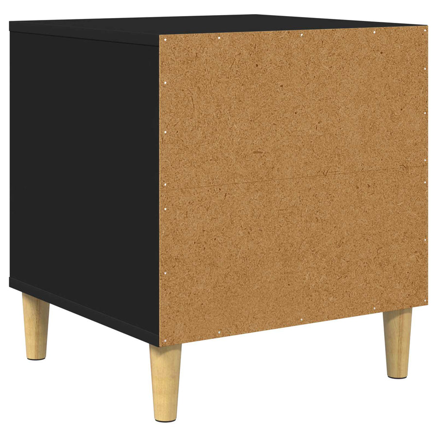 Hondenhuis 44 X 42 X 49 Cm Bewerkt Hout Zwart