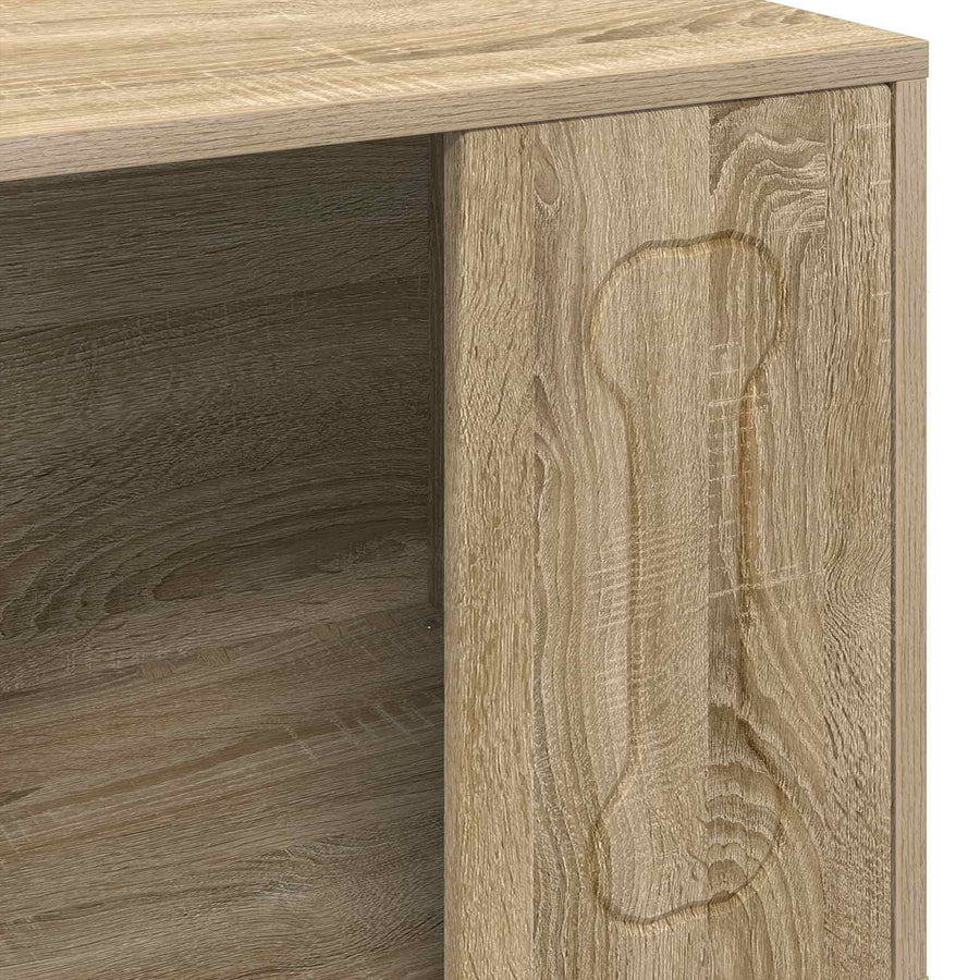 Hondenhuis Sonoma 44 X 42 X 49 Cm Bewerkt Hout Sonoma eiken