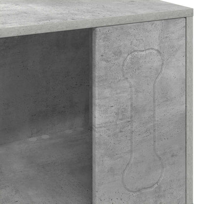 Hondenhuis Beton 44 x 42 x 49 cm Bewerkt hout