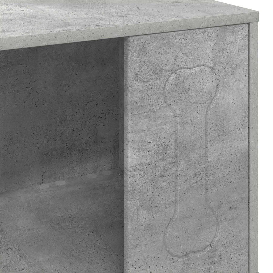 Hondenhuis Beton 44 x 42 x 49 cm Bewerkt hout