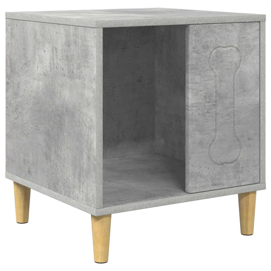 Hondenhuis Beton 44 x 42 x 49 cm Bewerkt hout