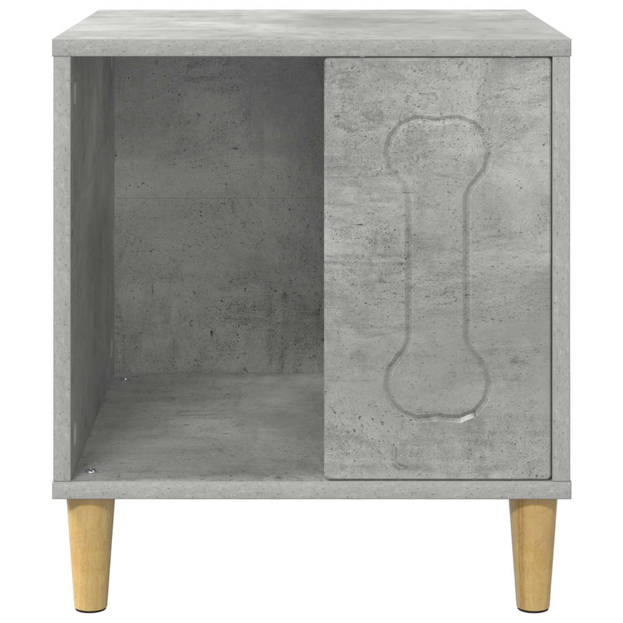 Hondenhuis Beton 44 x 42 x 49 cm Bewerkt hout