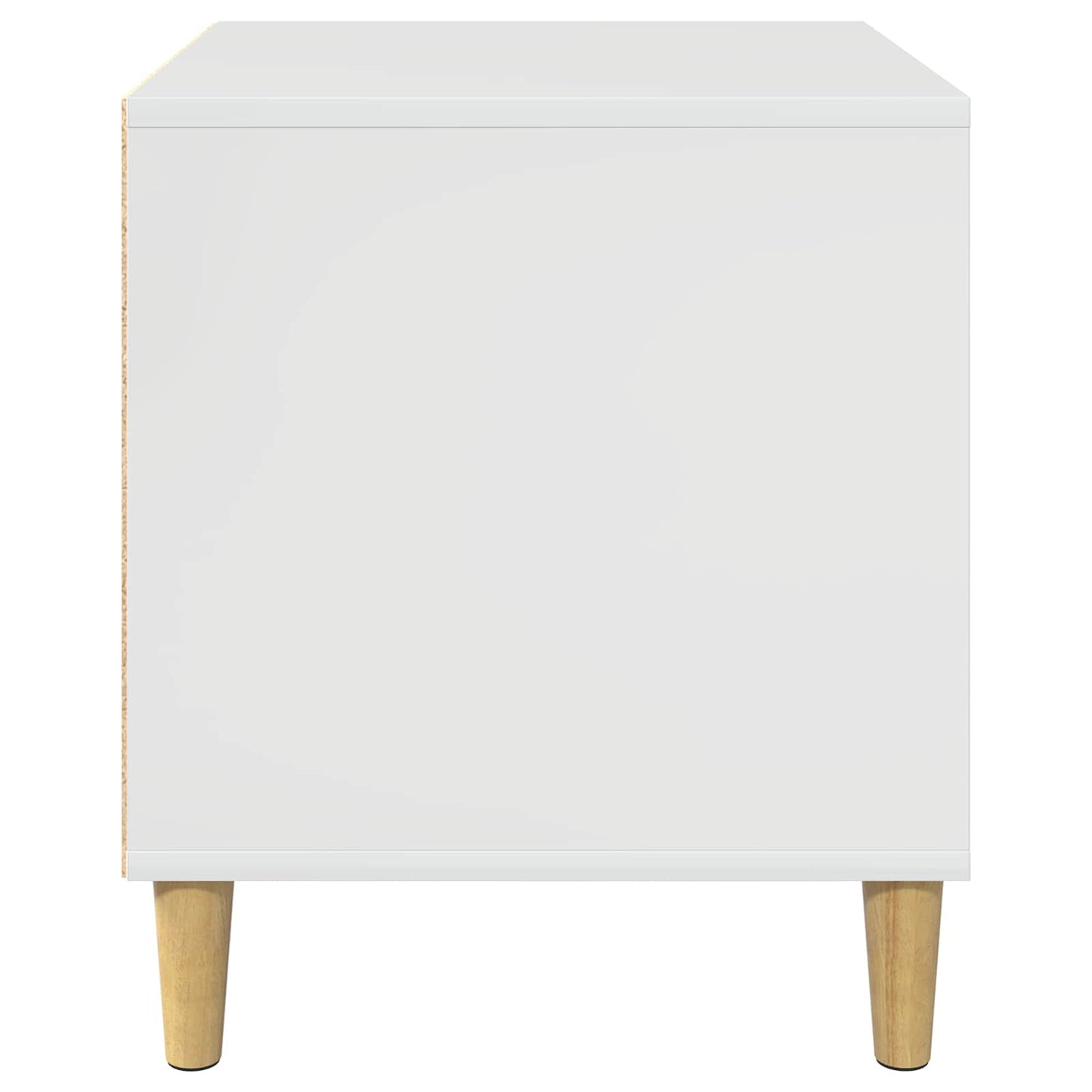 Hondenhuis Glanzend Wit 44 x 42 x 49 cm Bewerkt hout