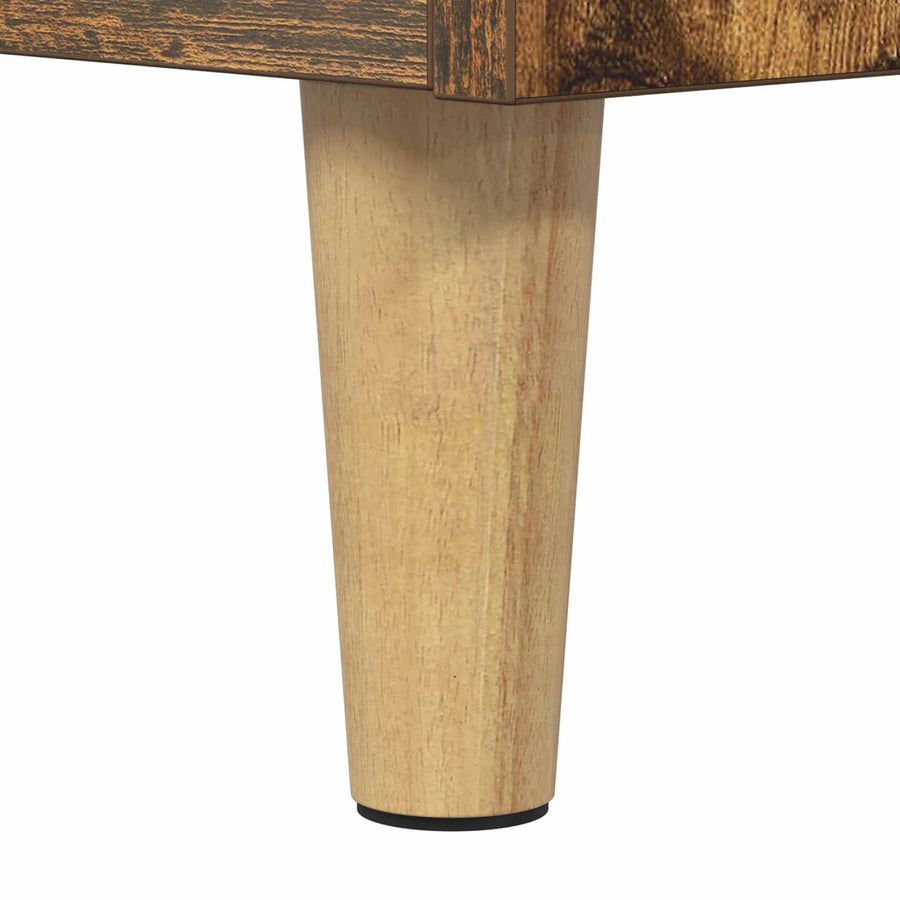 Hondenhuis 44 X 42 X 49 Cm Bewerkt Hout Gerookt eiken