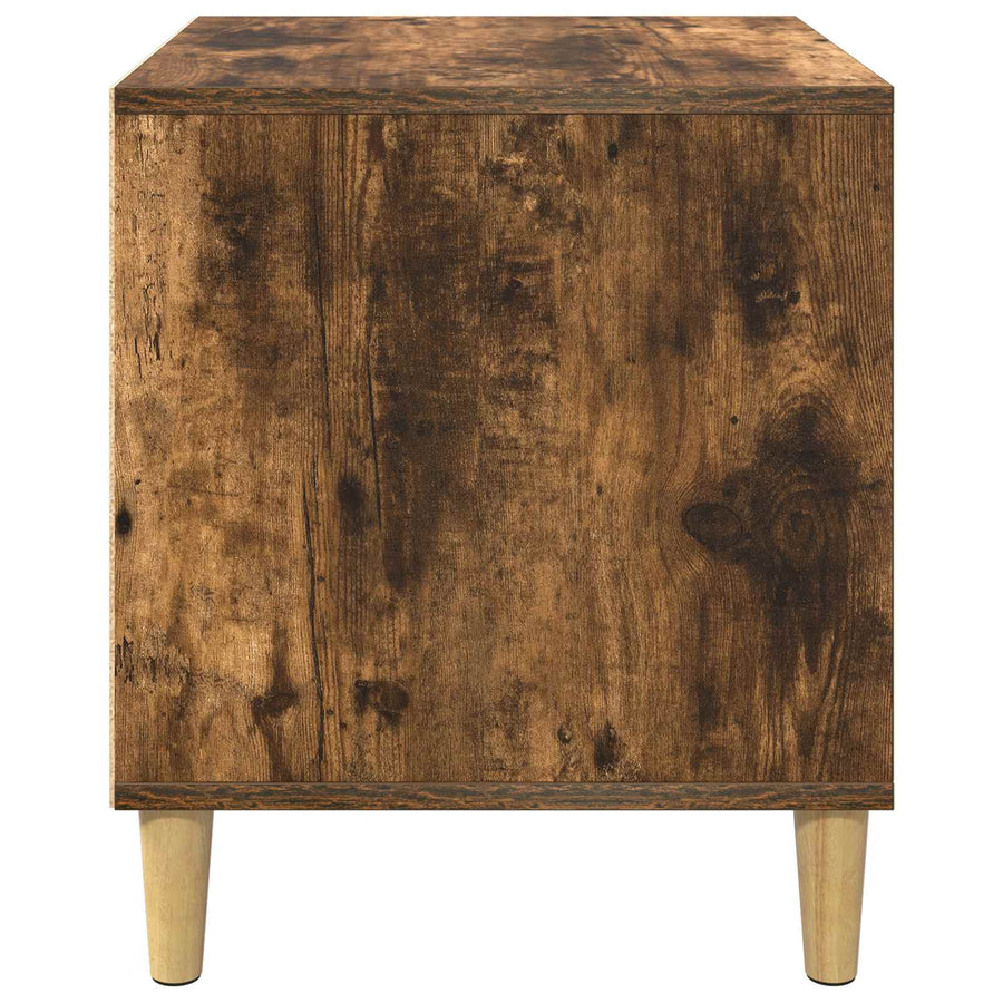 Hondenhuis 44 X 42 X 49 Cm Bewerkt Hout Gerookt eiken