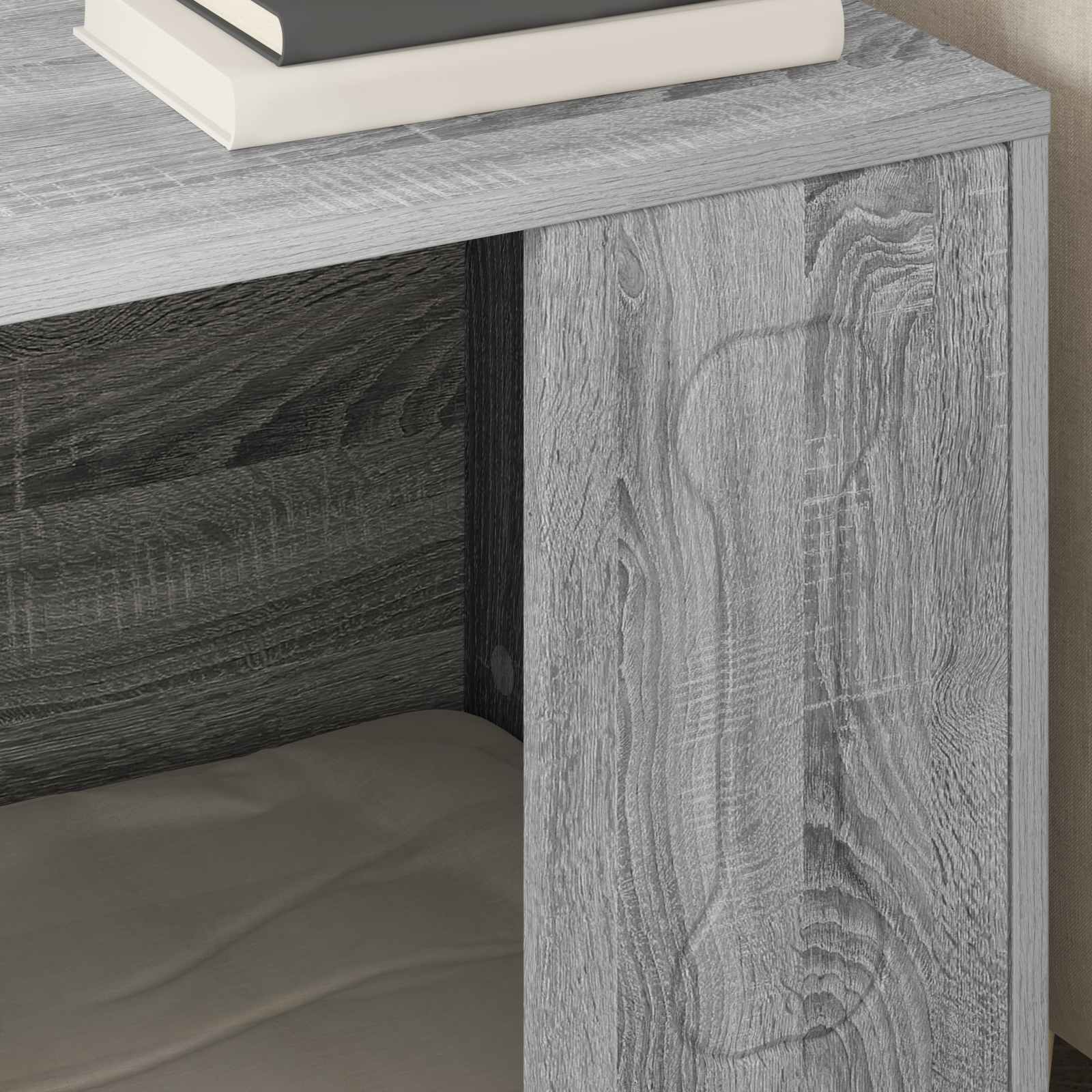 Hondenhuis 44 X 42 X 49 Cm Bewerkt Hout Grijs sonoma