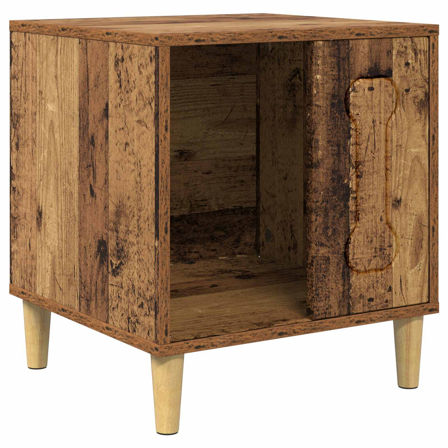 Hondenhuis Oudhout 44 x 42 x 49 cm Bewerkt hout