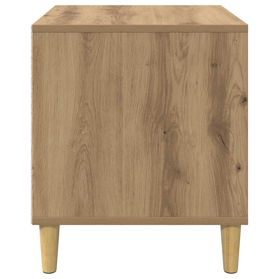 Hondenhuis Ambachtelijk Eiken 44 X 42 X 49 Cm Bewerkt Hout artisanaal eikenkleurig