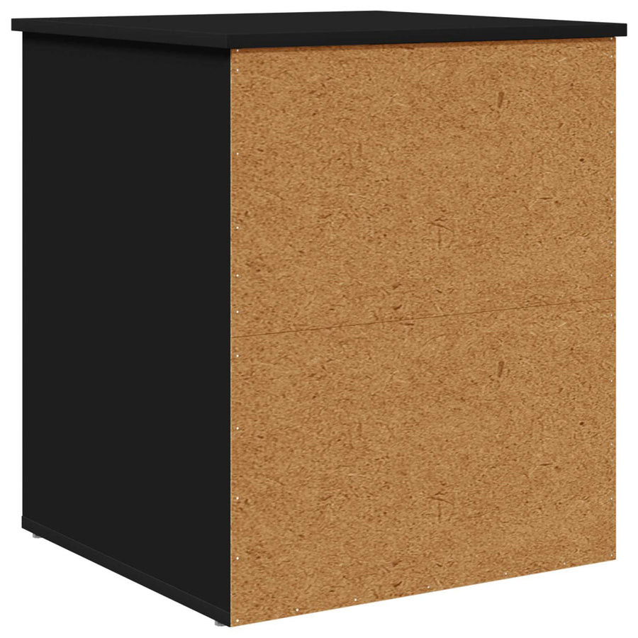 Kattenhuis Zwart 53 x 52 x 62 cm Bewerkt hout