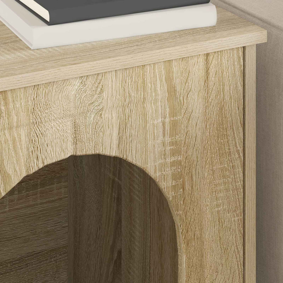 Kattenhuis Sonoma 53 x 52 x 62 cm Bewerkt hout